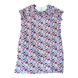 Crewcuts/ j.Crew Girls safari print dress size 8